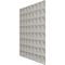 Ekena Millwork 19 5/8in. W x 19 5/8in. H Bradford EnduraWall Decorative 3D Wall Panel Covers 2.67 Sq. Ft. WP20X20BRDST - alternate 5
